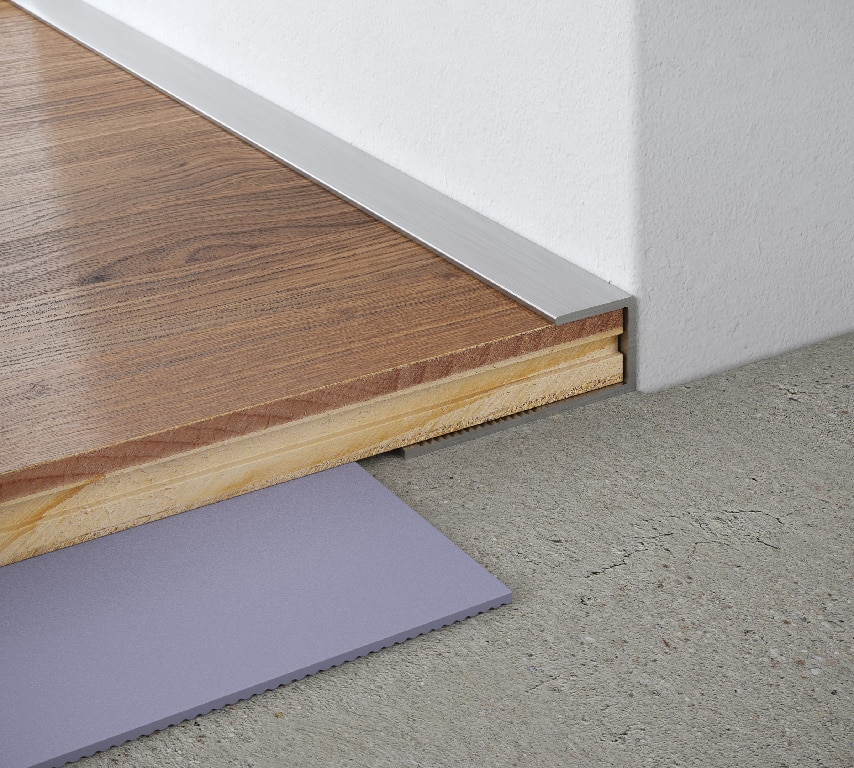 Profil drept, 8 mm, 250 cm, aluminiu, crom