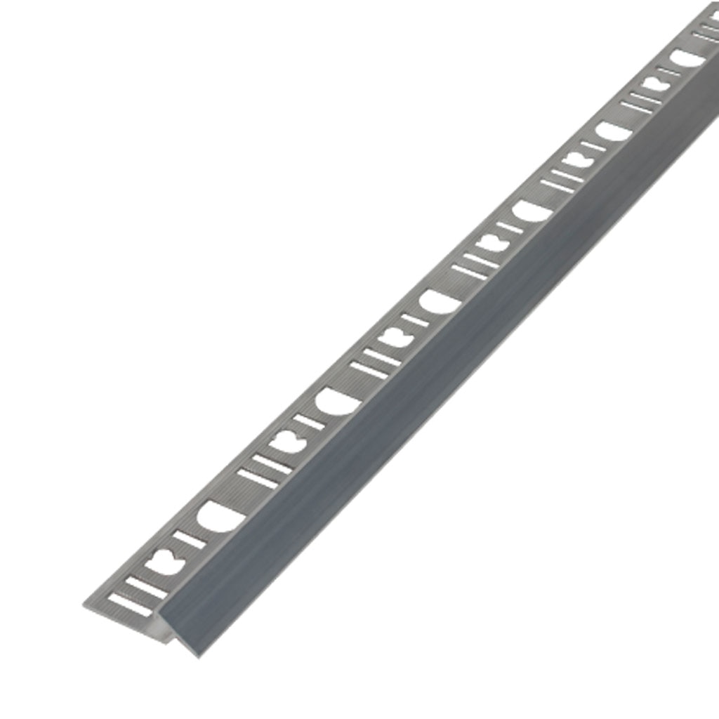 Profil pentru diferenta nivel din aluminiu, 10 mm, argintiu