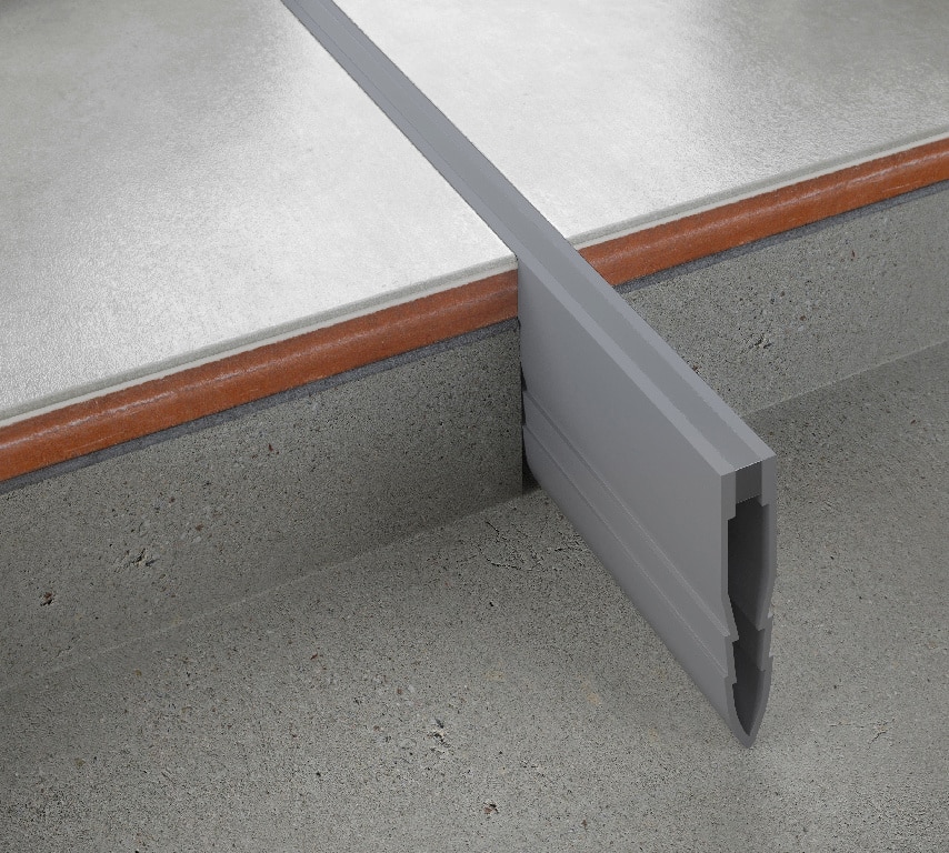 Profil PVC, 35 mm, de dilatatie, gri