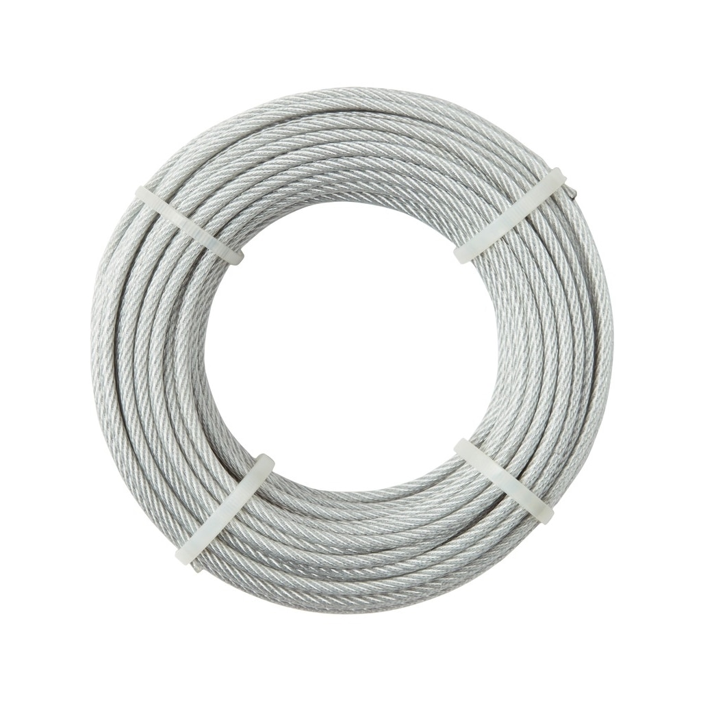 Cablu otel invelis PVC, 2.5-3.5 mm x 20 m 