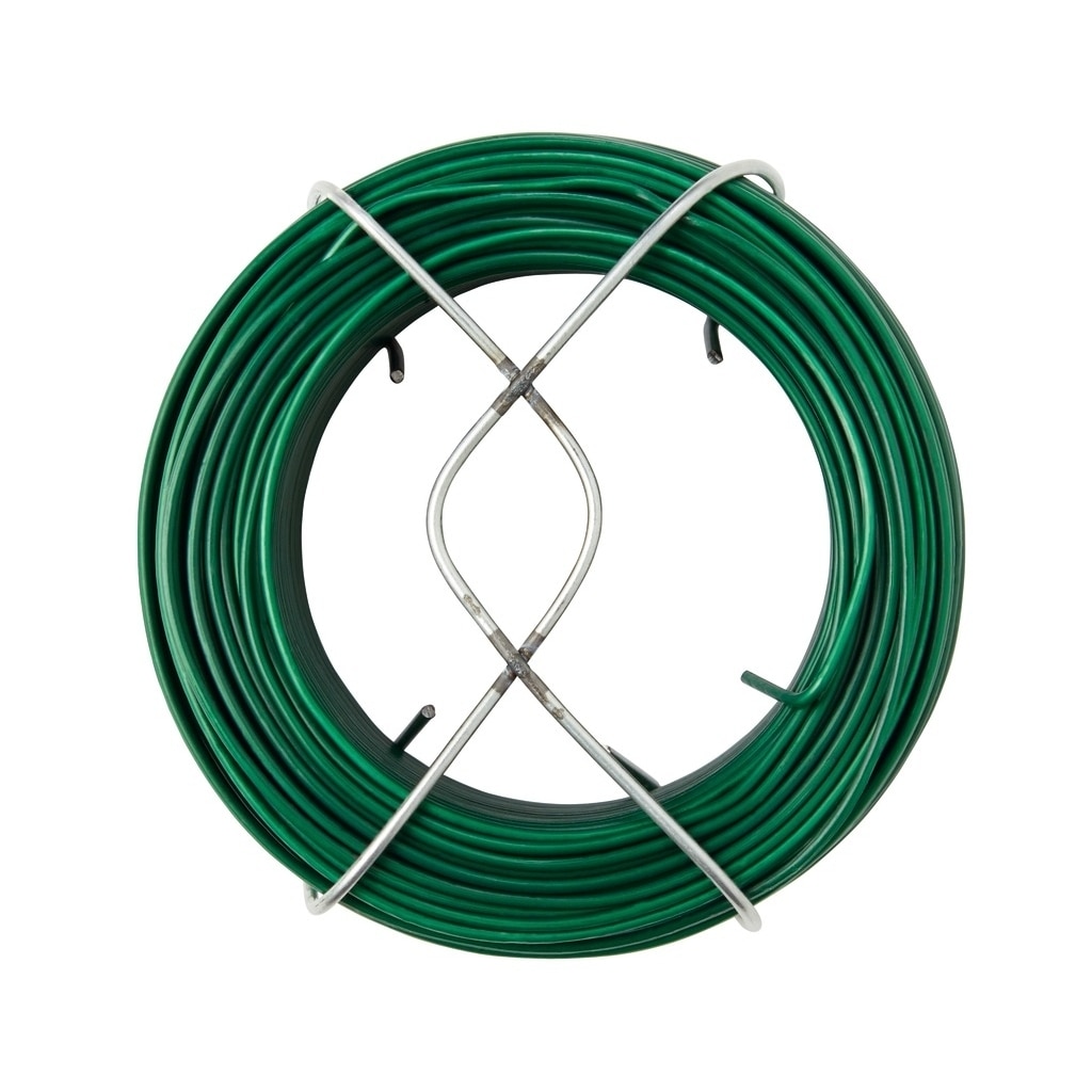 Cablu gradina DIALL, otel, invelis PVC, 1.4 mm x 50 m, verde