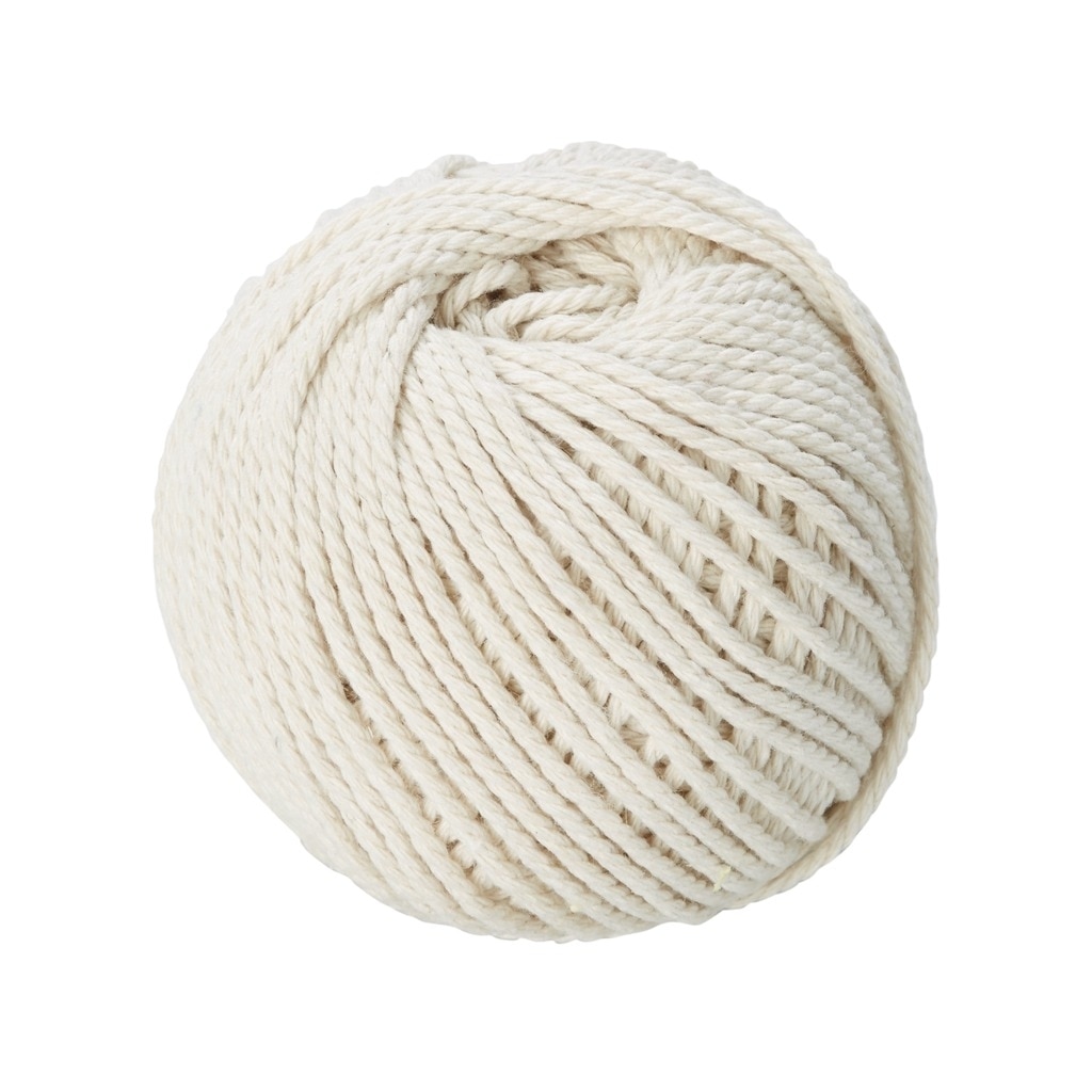 Sfoara DIALL, bumbac, 1.5 mm x 60 m, alb