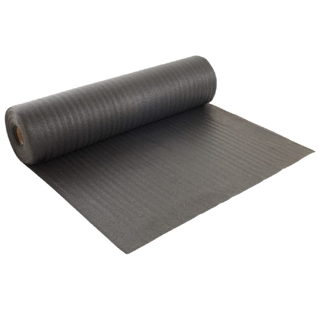 Izolatie parchet, polipropilena, gri inchis, 2500 x 100 x 0.2 cm  Diall