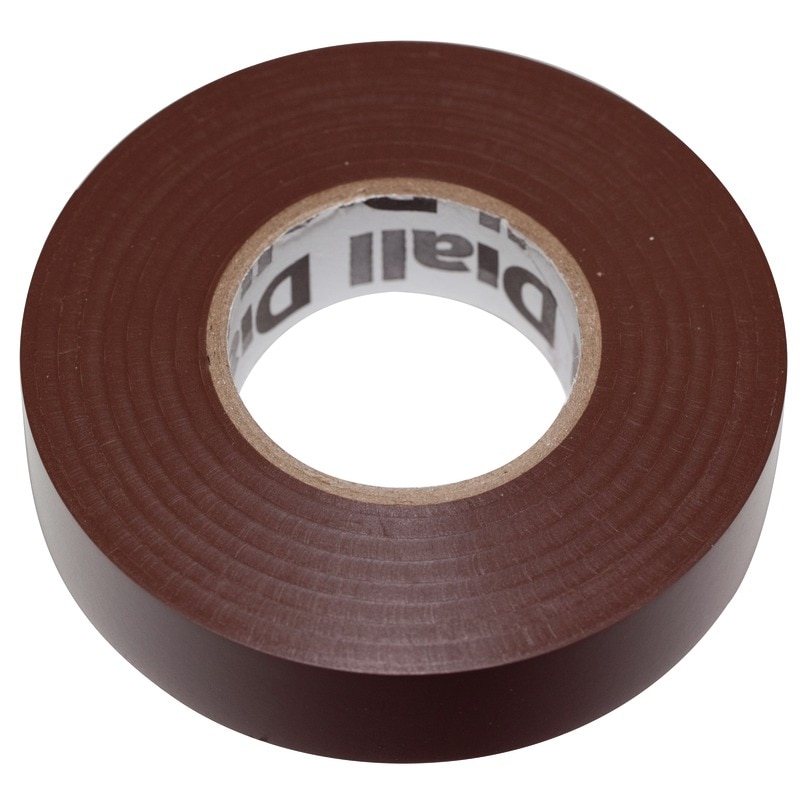 Banda izolatoare Diall, 19 x 33000 mm, maro 