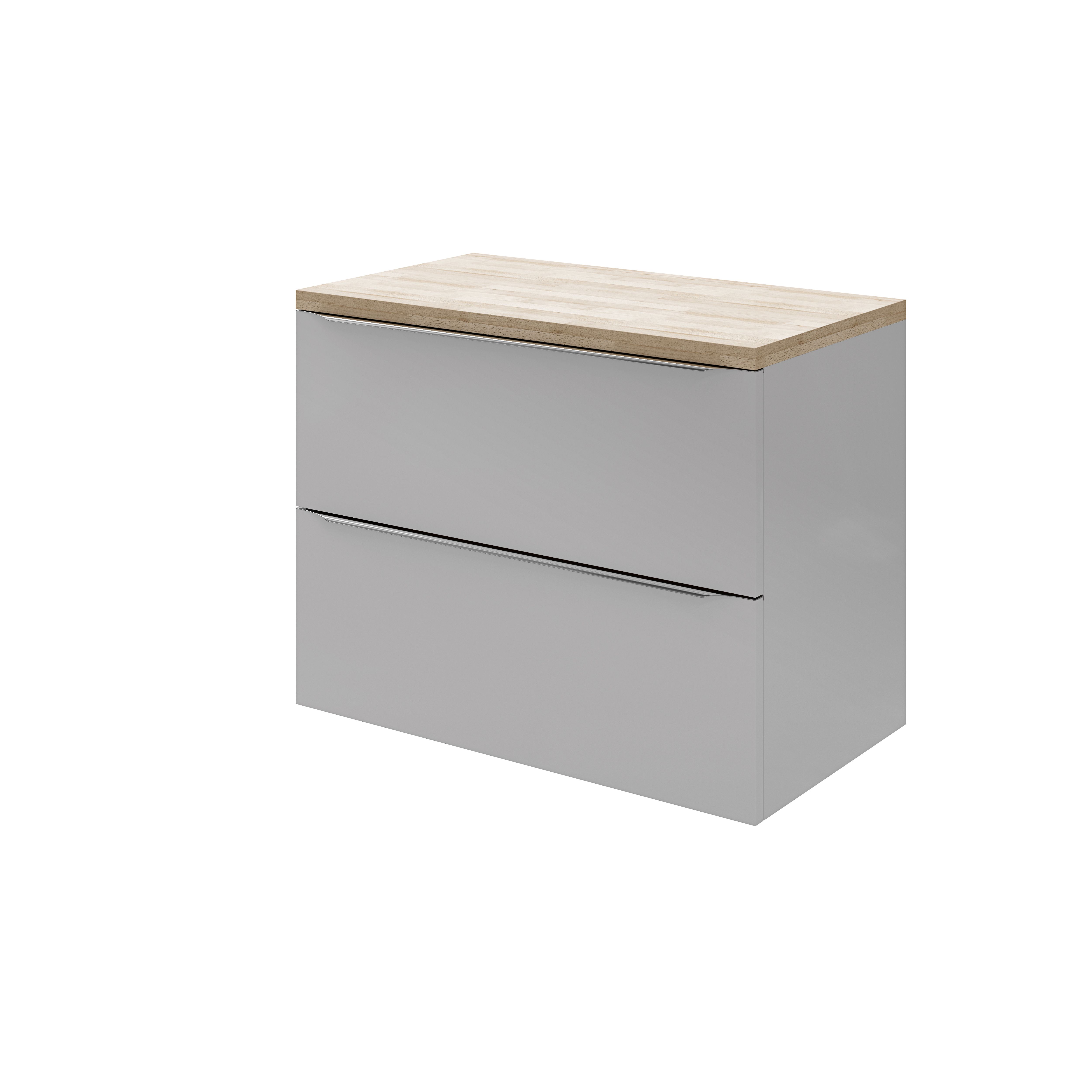 Baza pentru lavoar, suspendata, Gri, 80 x 60 cm  GoodHome Imandra