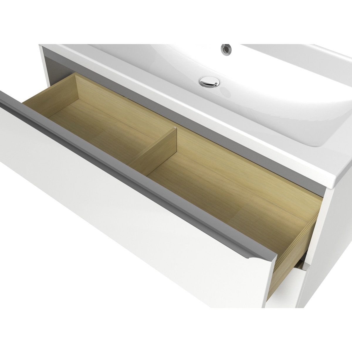 Masca lavoar GoodHome Imandra, suspendata, 100 x 45 x 60 cm, alb