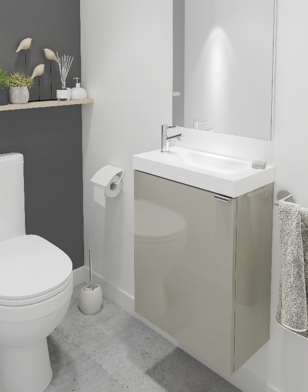 Baza dulap suspendat, maro, 43.6 x 55 x 23 cm • GoodHome Imandra