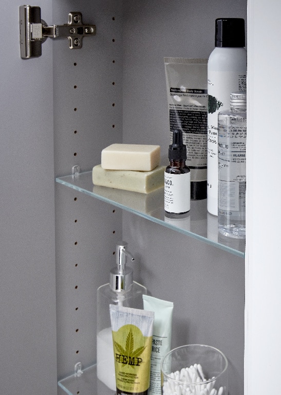 Dulap baie suspendat, alb, 90 x 40 x 15 cm  GoodHome Imandra