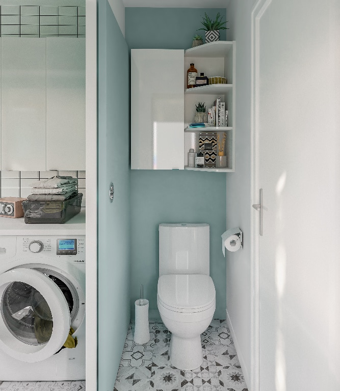 Dulap baie cu oglinda GoodHome Imandra, suspendat, 100 x 15 x 90 cm, argintiu