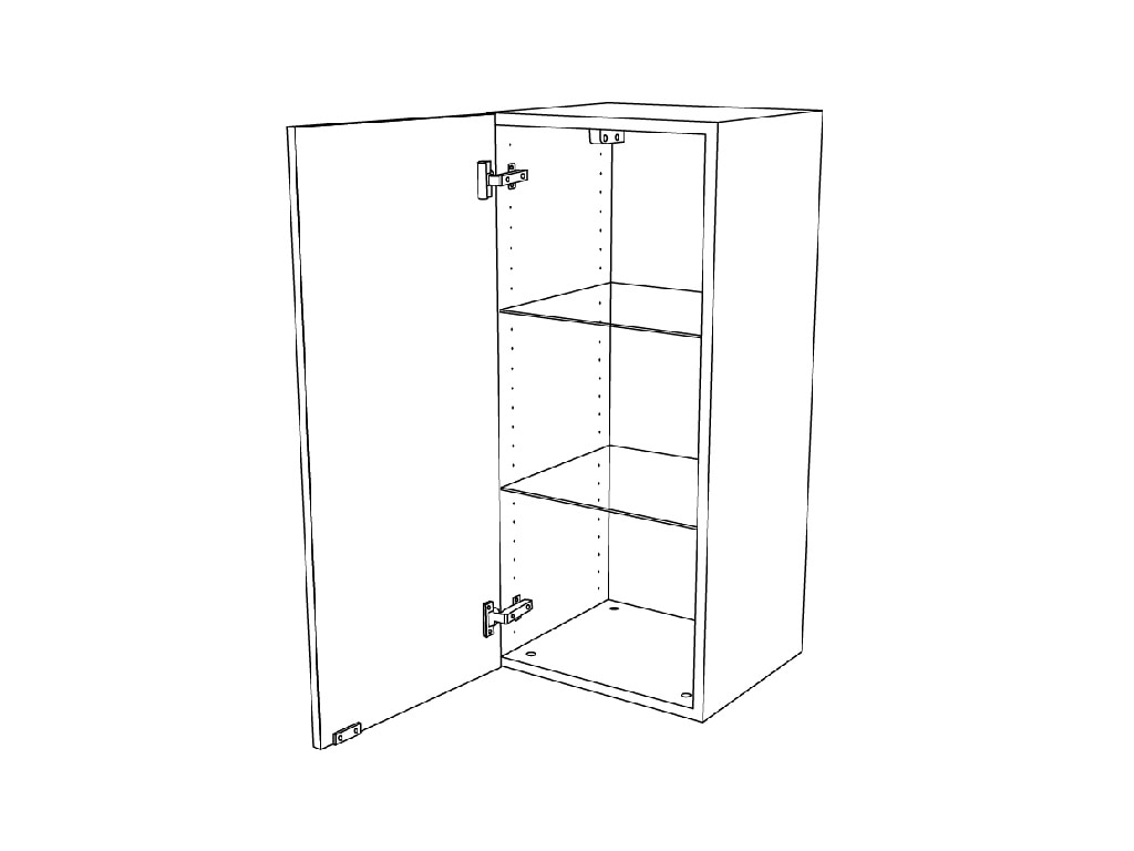 Dulap suspendat GoodHome Taupe, 90 x 40 x 36 cm, gri