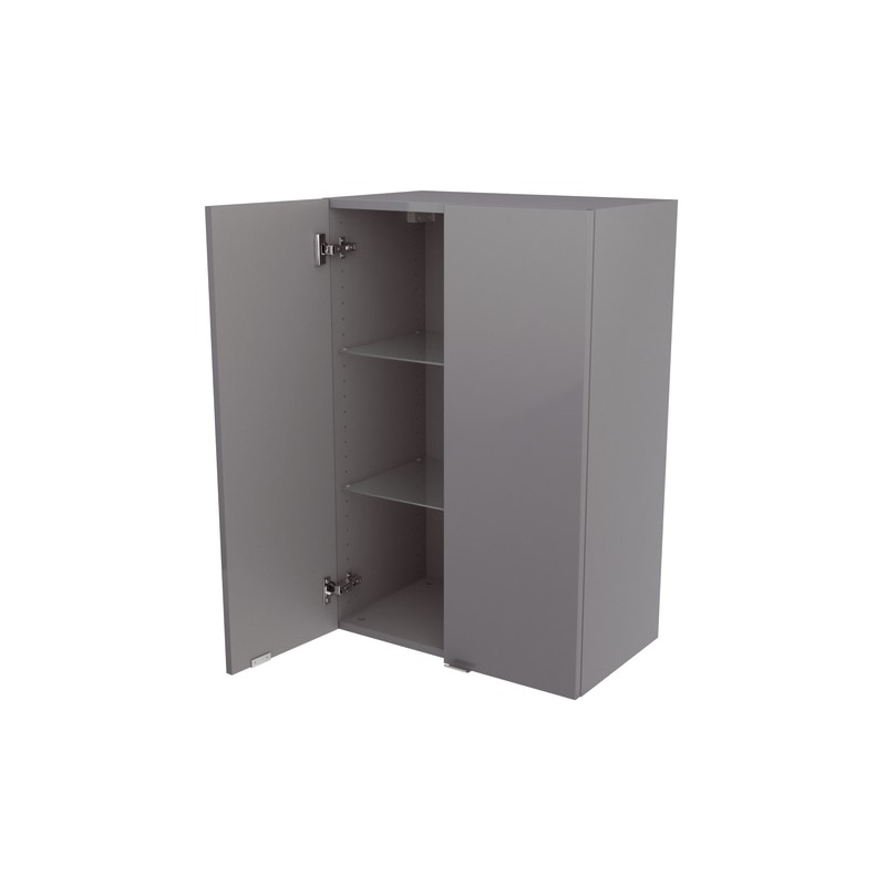 Dulap baie GoodHome Imandra, suspendat, 60 x 36 x 90 cm, gri