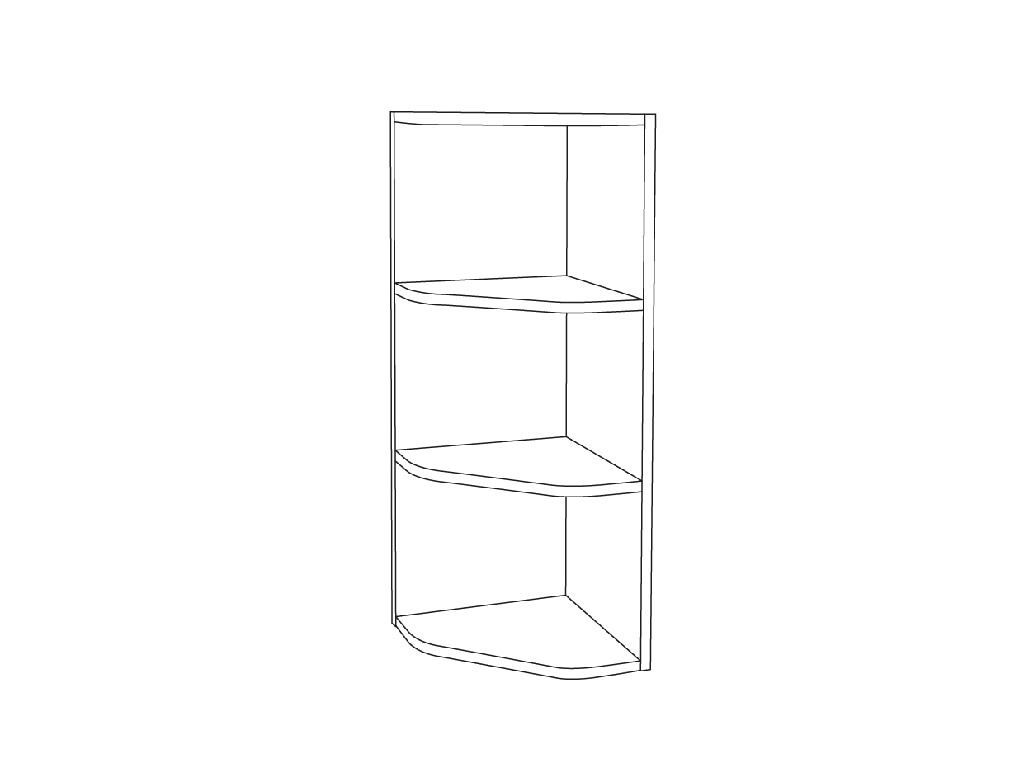 Etajera colt, baie, bej, 90 x 34 x 36 cm  GoodHome Imandra