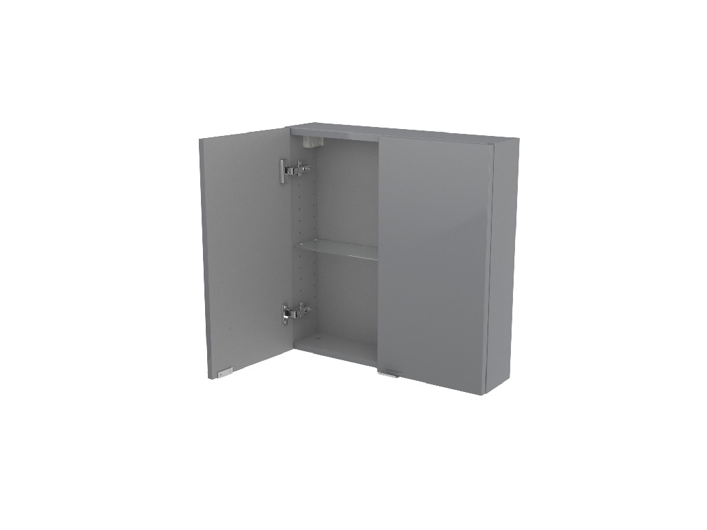 Dulap baie suspendat, gri, 60 x 60 x 15 cm  GoodHome Imandra