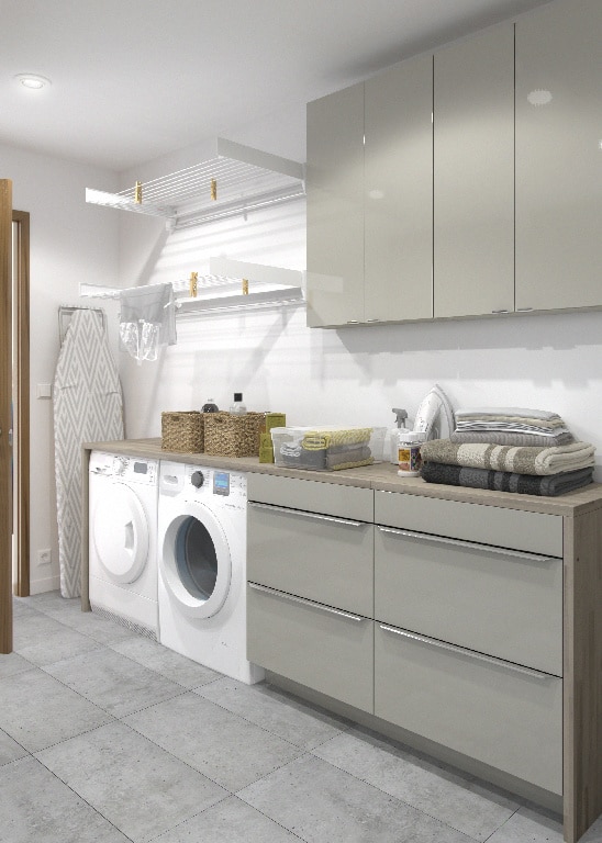 Blat baie GoodHome Hartland, 183 x 45.5 x 2.7 cm, maro