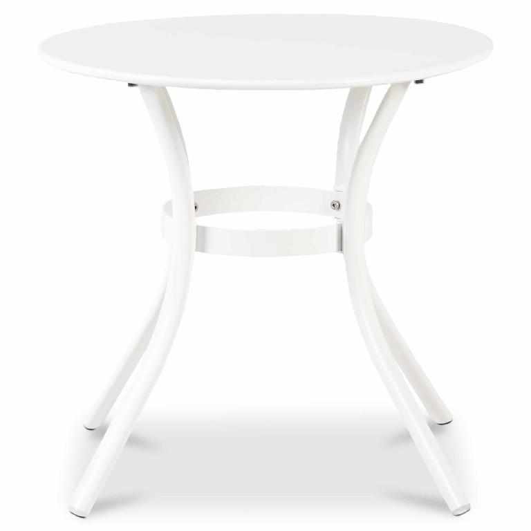 Masa terasa GOODHOME Janeiro, 4 locuri, otel, 50  x 47 cm, maro deschis