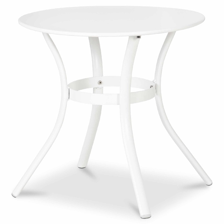 Masa terasa GOODHOME Janeiro, 4 locuri, otel, 50  x 47 cm, maro deschis