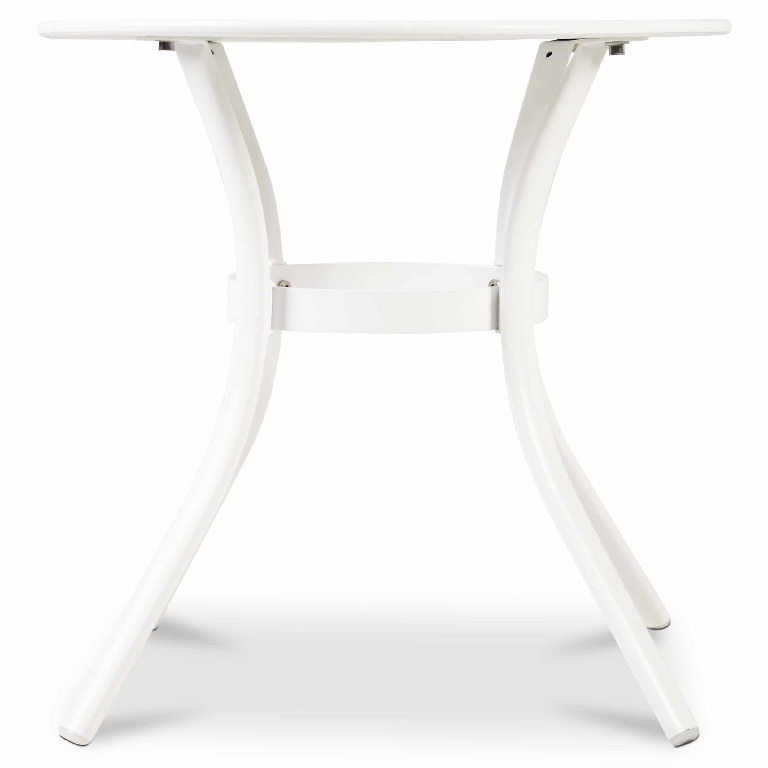 Masa terasa GOODHOME Janeiro, 4 locuri, otel, 50  x 47 cm, maro deschis