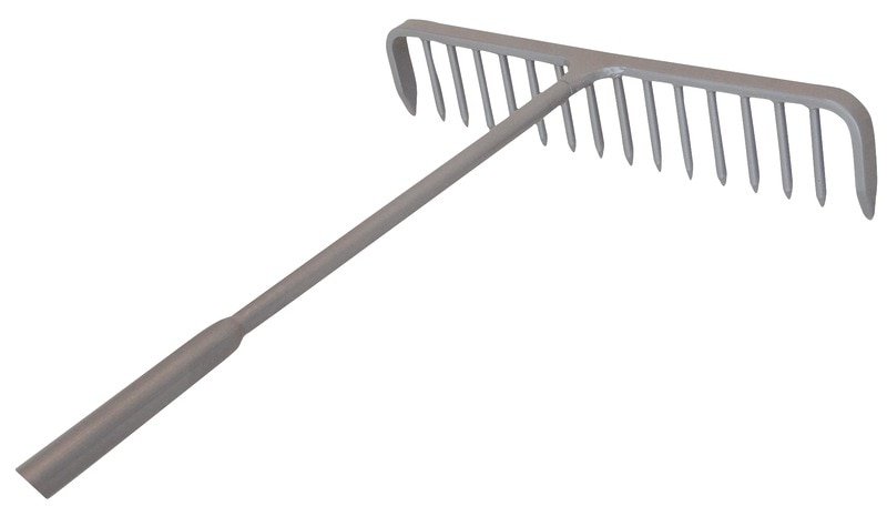 Grebla gradina, otel, coada din otel, 44 cm • Verve