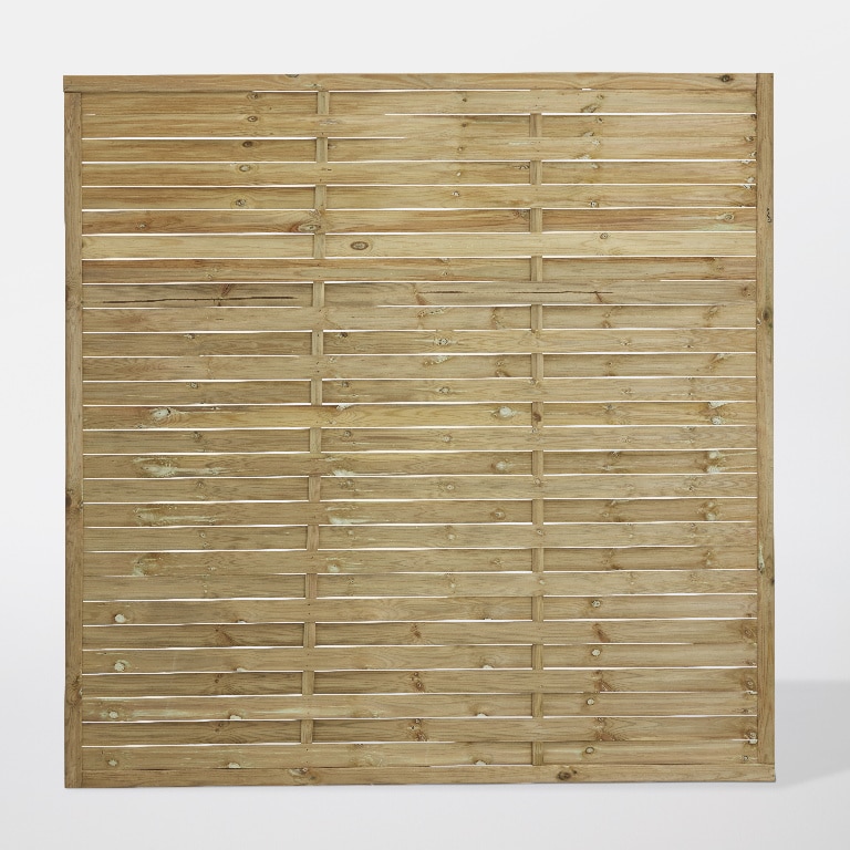 Panou gard, lemn de pin, 180 x 180 cm  OPP