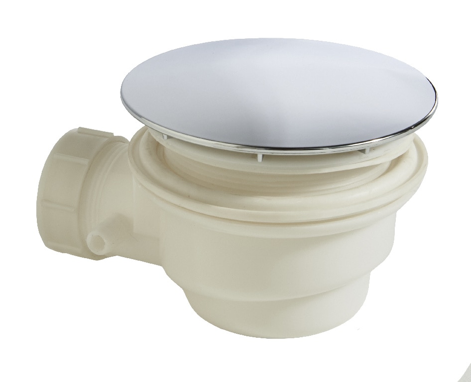 Cadita dus Cooke & Lewis Lagan, patrata, ABS si acril, 80 x 80 x 15 cm, alb