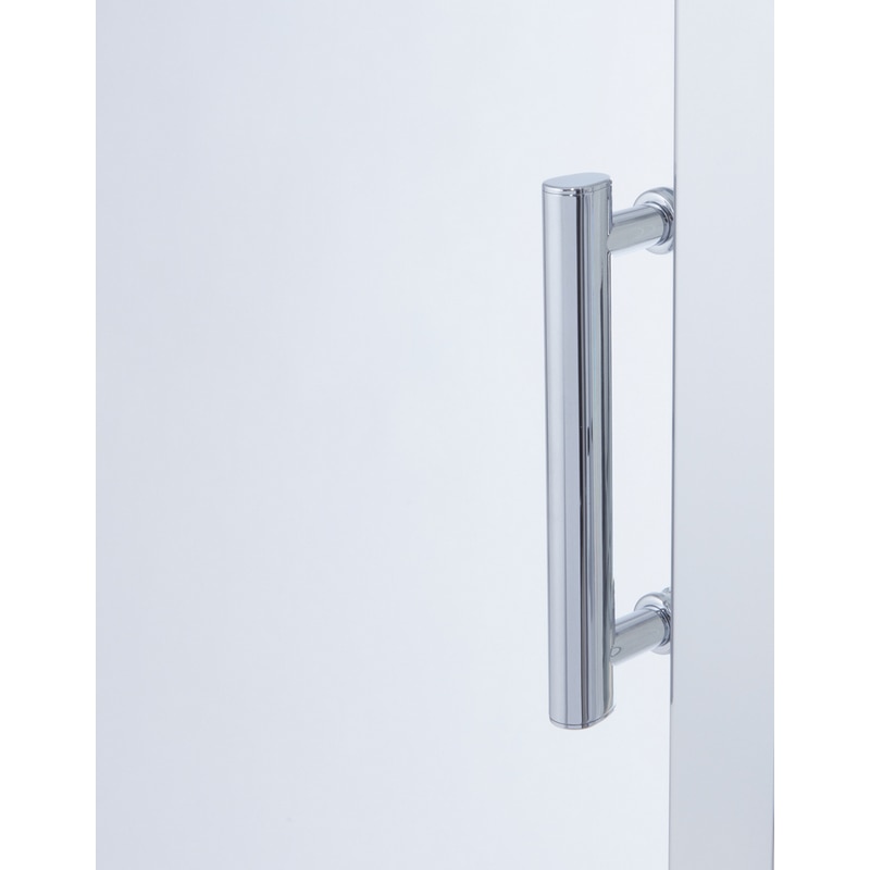 Usa pentru dus, pivotanta, aluminiu si sticla, cromat, 70 x 190 cm  Good Home Onega