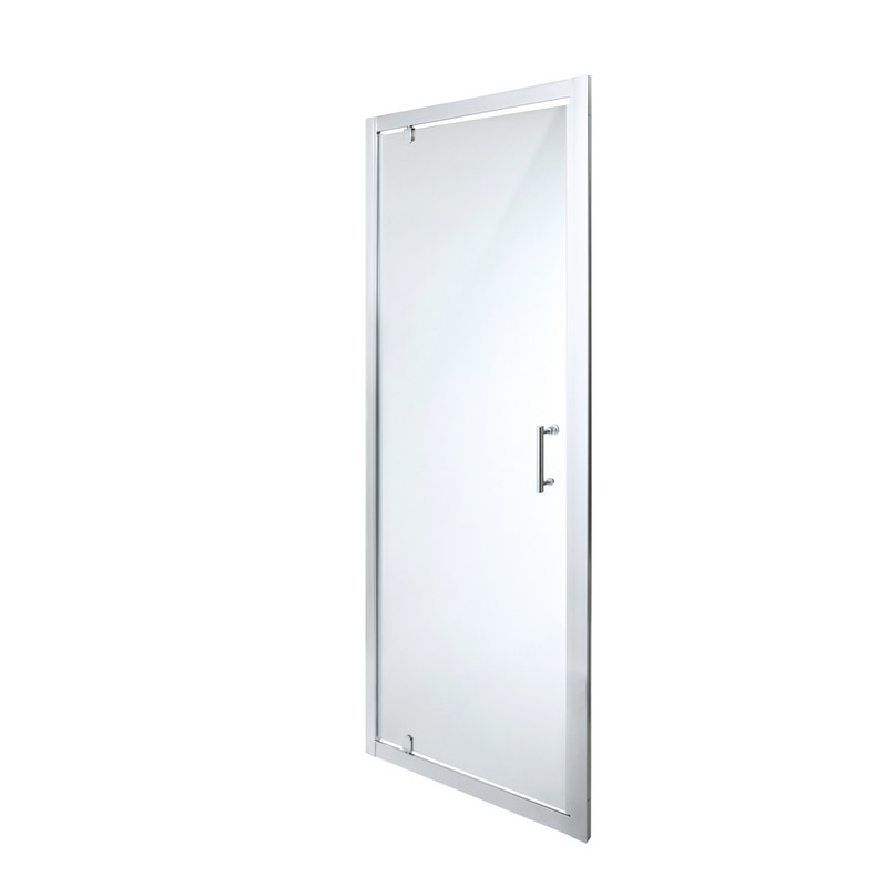 Usa pentru dus, pivotanta, aluminiu si sticla, cromat, 70 x 190 cm  Good Home Onega