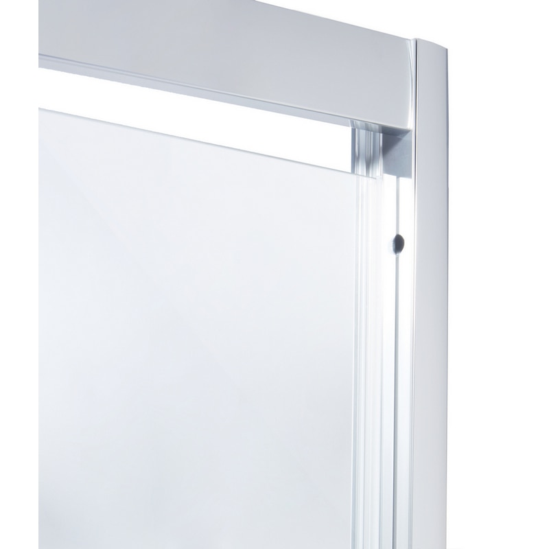 Usa pentru dus, pivotanta, aluminiu si sticla, cromat, 70 x 190 cm  Good Home Onega