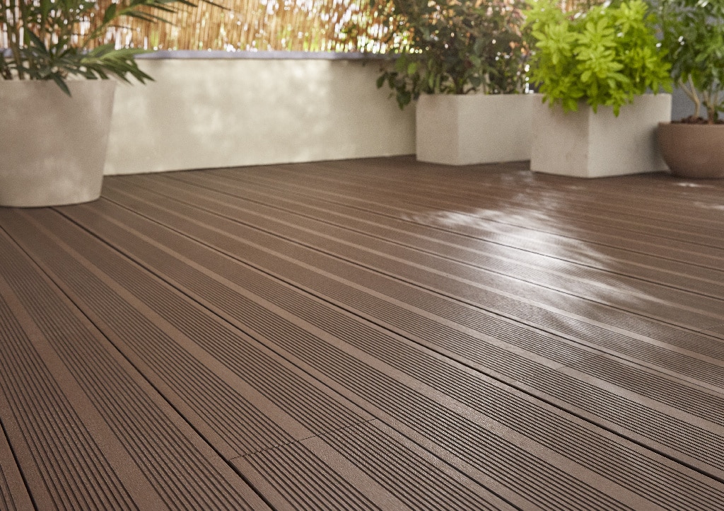 Dusumea pentru terasa, WPC, compozit, 220 x 14.5 x 2.1 cm  Klikstrom