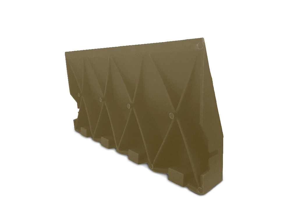 Plinta, compozit, maro, 40 x 20 x 4.5 cm  Blooma