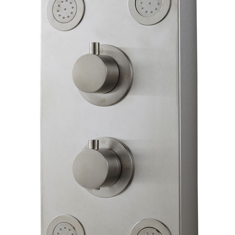 Panel de dus, cromat, otel inoxidabil 304 • LEKIMA