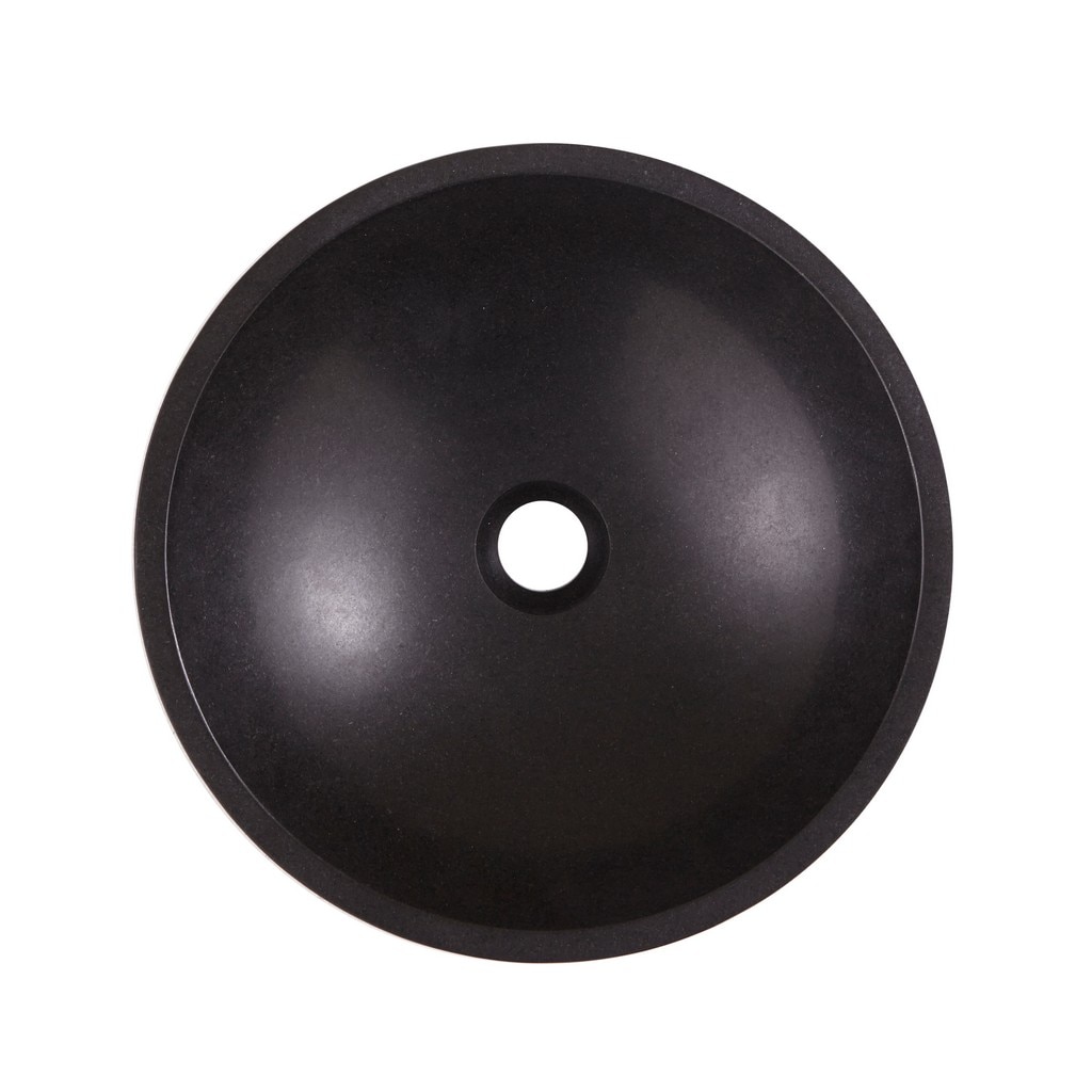 Lavoar baie granit, negru mat, montare pe blat, 38 cm  • GoodHome Tumen