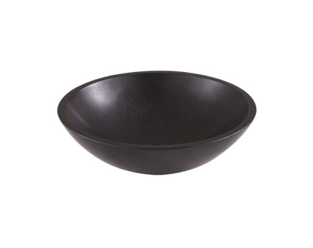Lavoar baie granit, negru mat, montare pe blat, 38 cm  • GoodHome Tumen