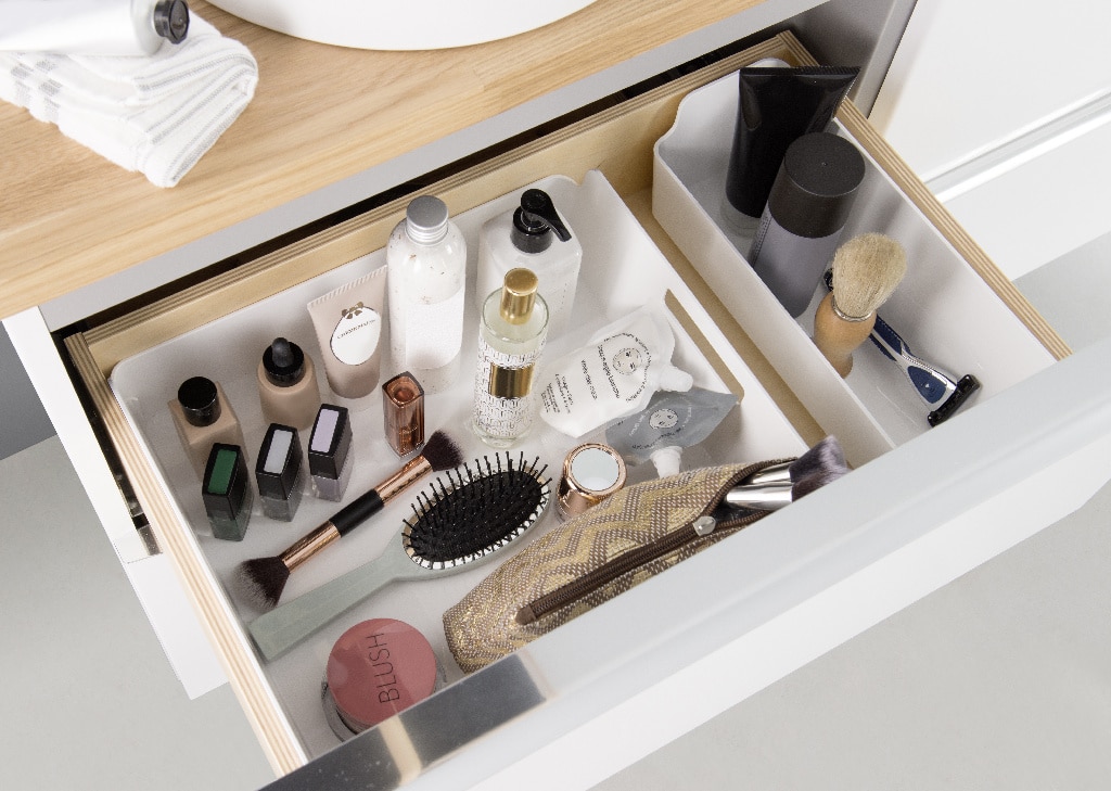 Cutie depozitare Cooke & Lewis Imandra, 31.7 x 32 x 10.3 cm, alb