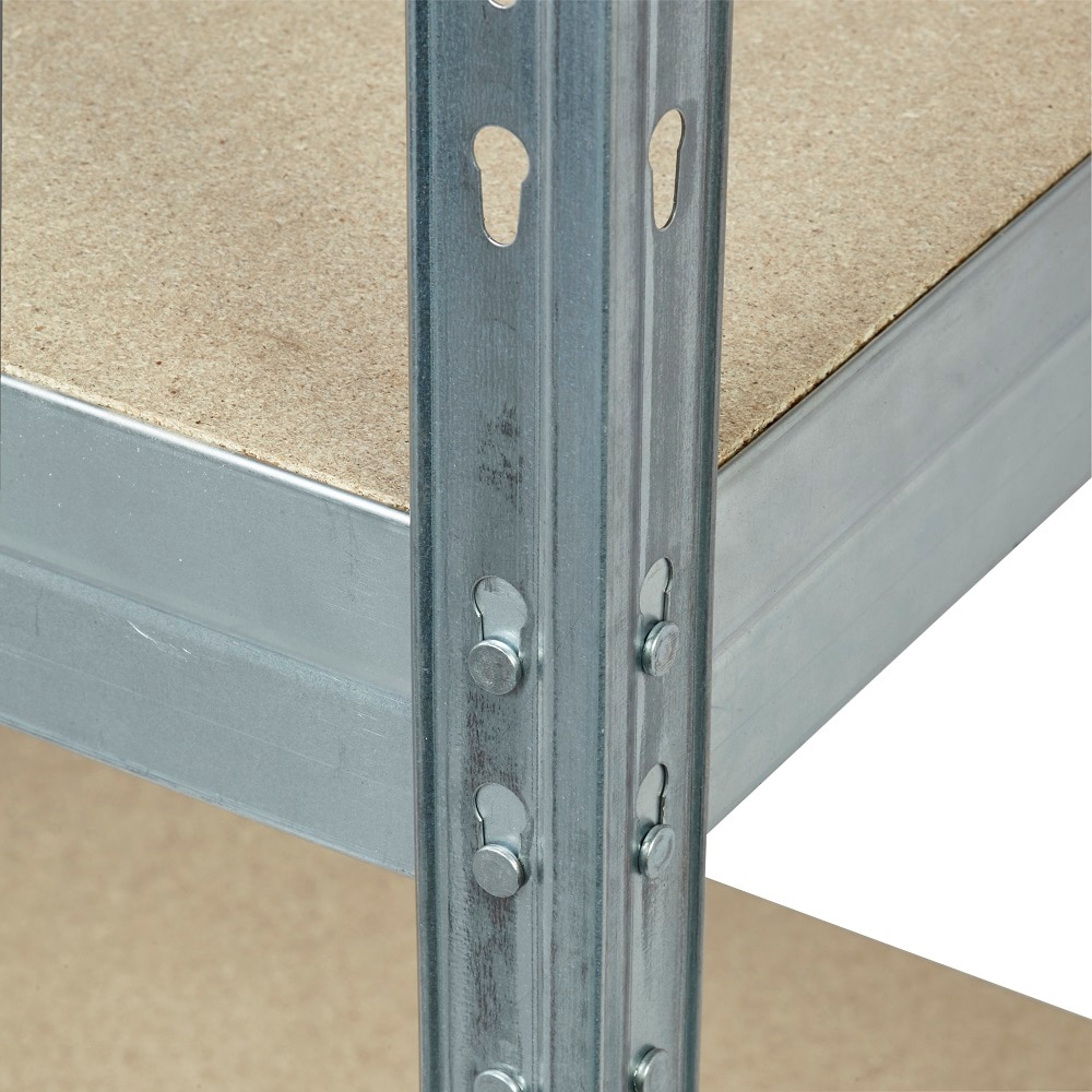 Raft depozitare pentru bucatarie FORM, 180 x 75 x 35 cm, 5 rafturi, otel, maro