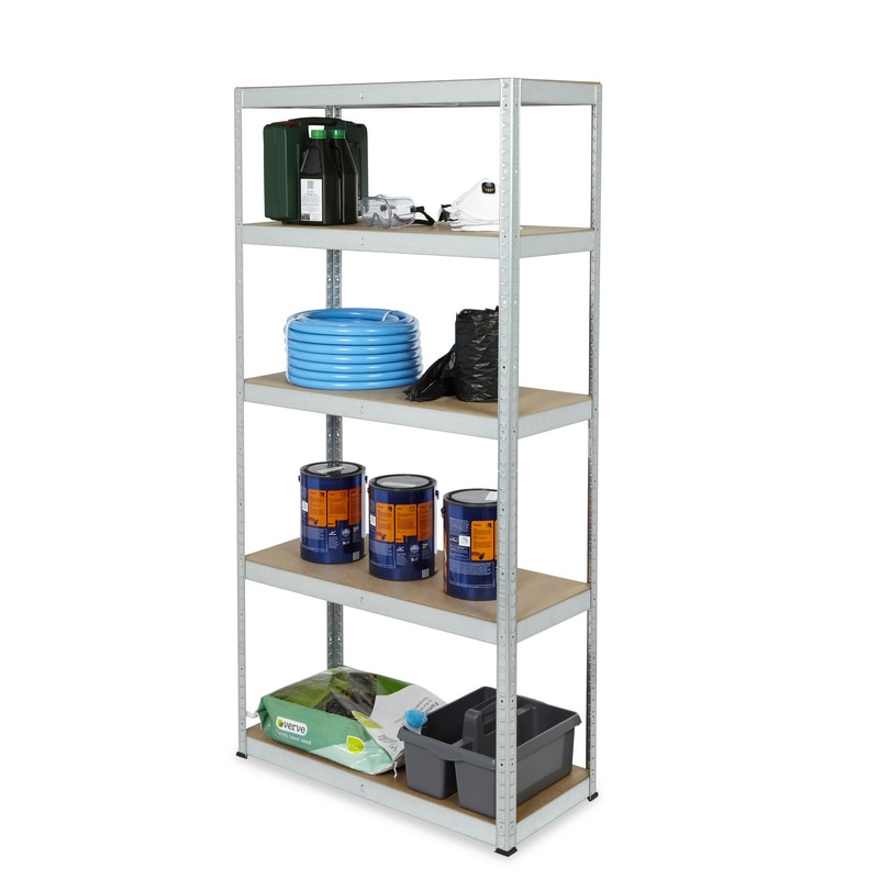 Raft galvanizat, 5 polite, 90 x 40 x 180 cm