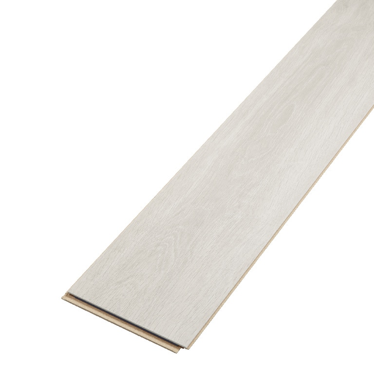 Parchet laminat 8 mm, alb, acoperire per cutie 1.996 mp, AC4, HDF GoodHome