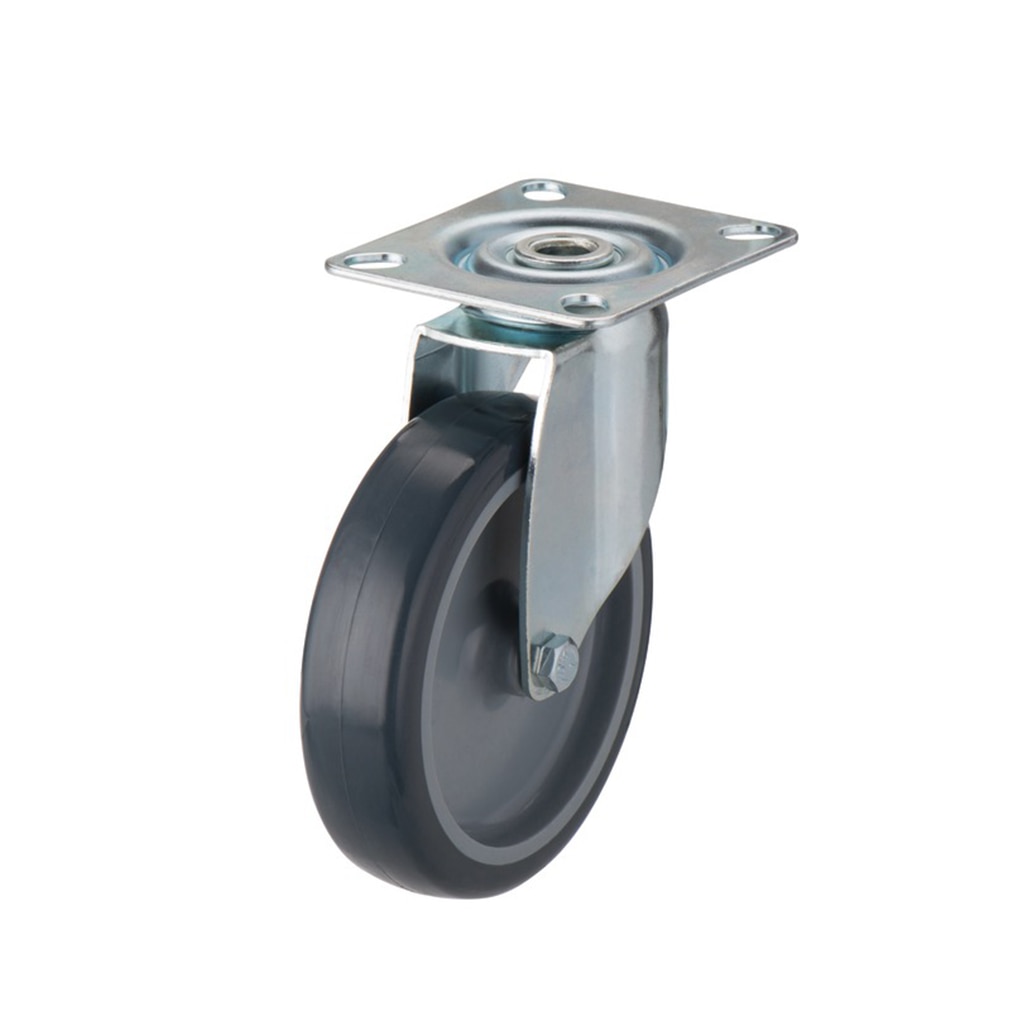 Rola aparate placa mobila, 100 mm neagra