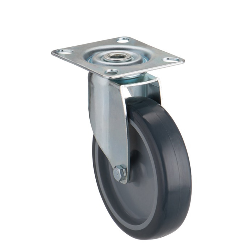 Rola aparate placa mobila, 100 mm neagra