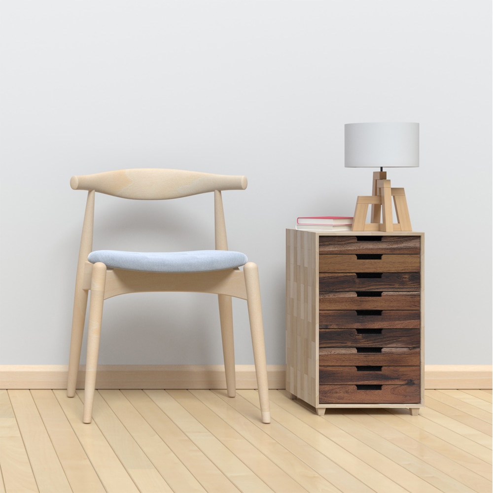 Autocolant VENILIA Countr, PVC, 67.5 x 100 cm, stejar inchis