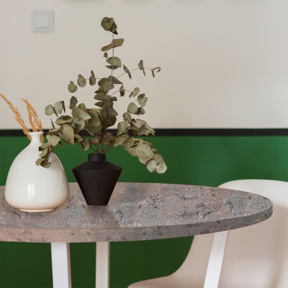 Autocolant VENILIA Piatra greek, PVC, 67.5 x 200 cm, gri inchis