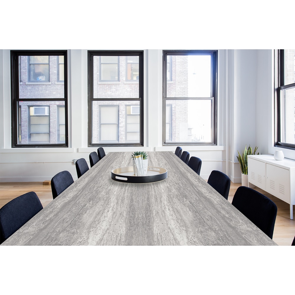 Autocolant VENILIA, PVC, 90 x 210 cm, gri