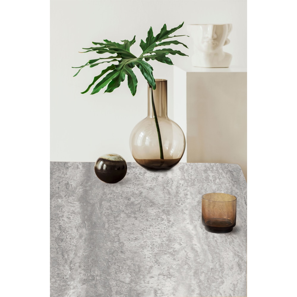 Autocolant VENILIA, PVC, 90 x 210 cm, gri