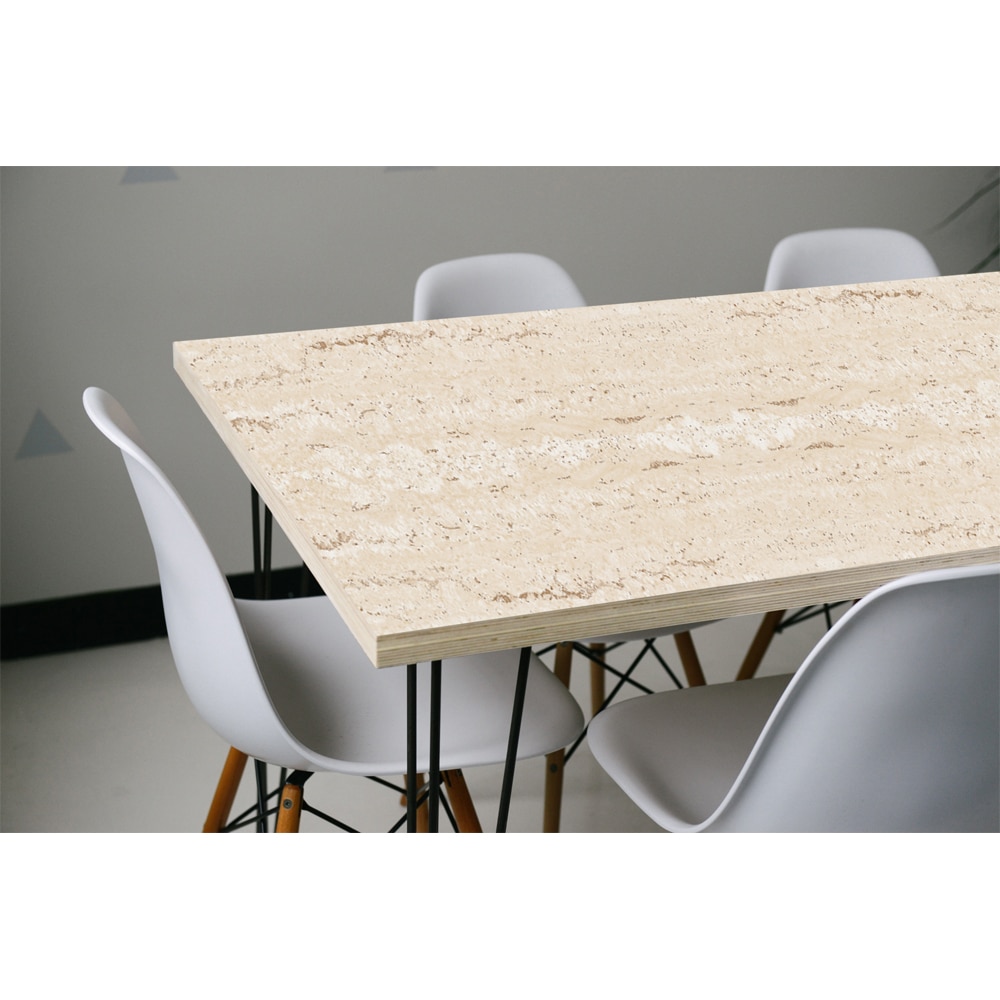 Autocolant VENILIA Travertin, PVC, 67.5 x 100 cm, bej