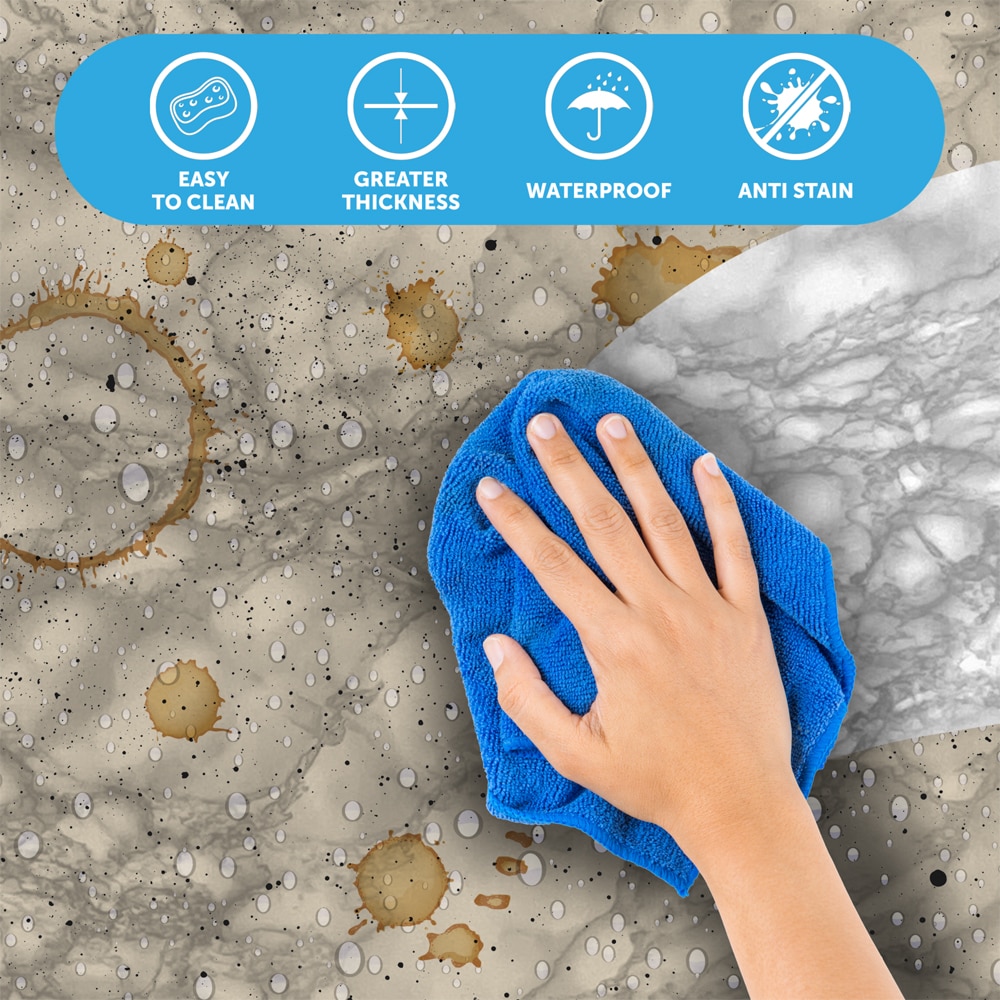 Autocolant VENILIA Marmura, PVC, 67.5 x 100 cm, gri