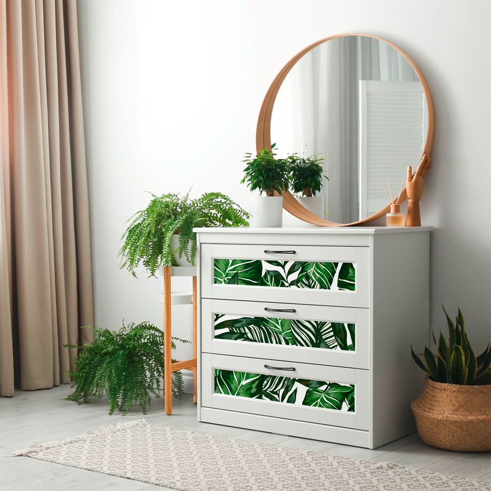 Autocolant VENILIA Plante, PVC, 67.5 x 200 cm, verde