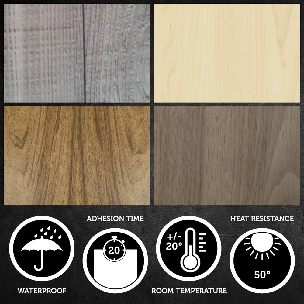 Autocolant VENILIA Stonew, PVC, 67.5 x 200 cm, gri