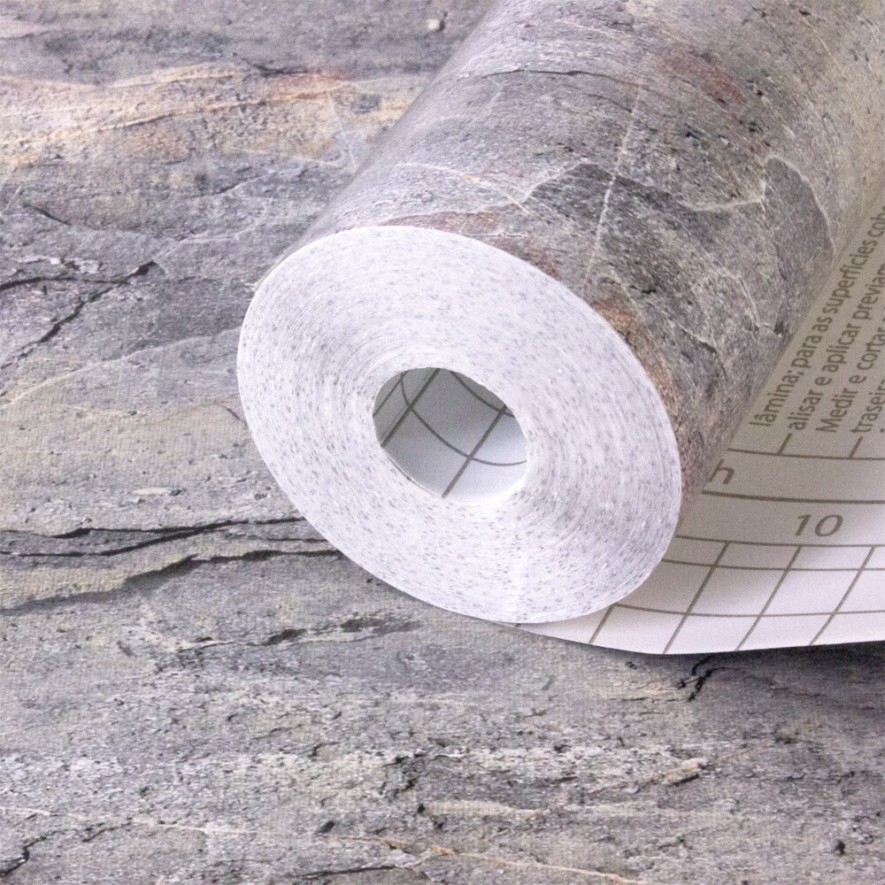 Autocolant VENILIA Greek Stone, PVC, 45 x 200 cm, gri