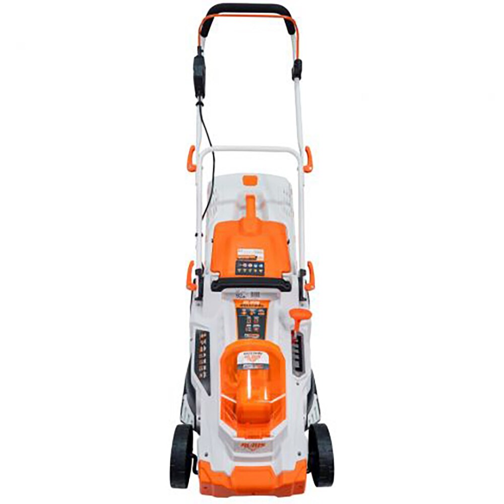 Masina de tuns iarba RURIS RXI3744E, fara acumulator, latime taiere 37 cm, cos 35L, portocaliu