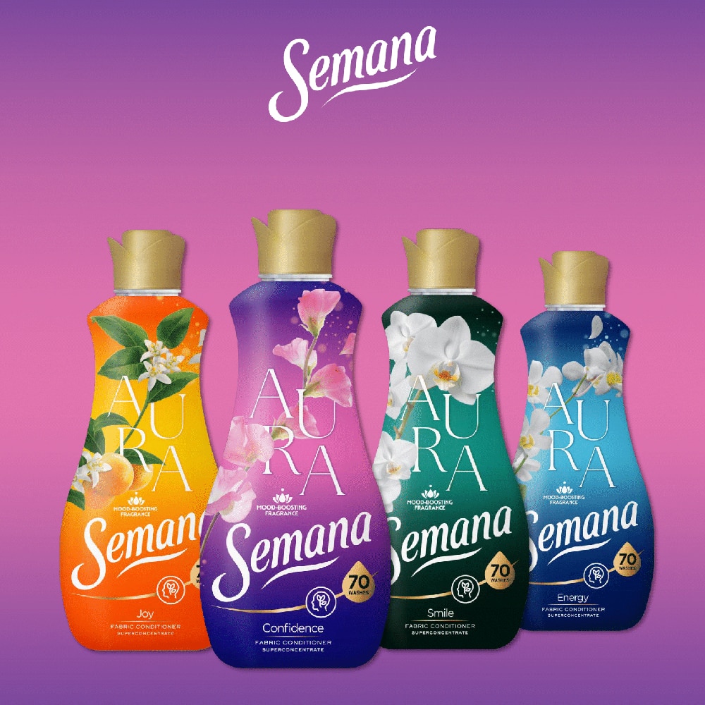 Balsam de rufe superconcentrat SEMANA Aura Smile, 1.4 l, 70 spalari