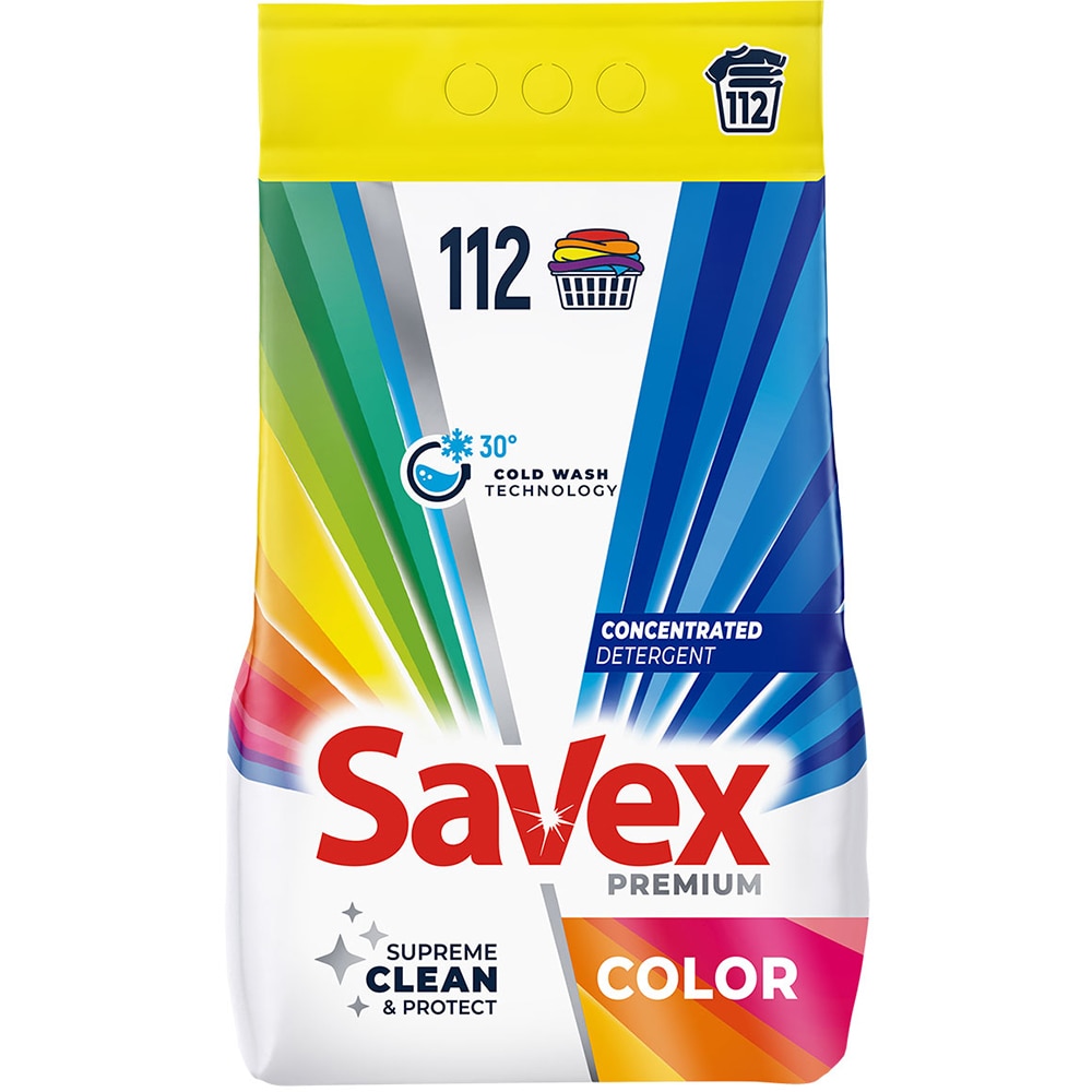 Detergent automat SAVEX Premium Color, 9 kg, 112 spalari